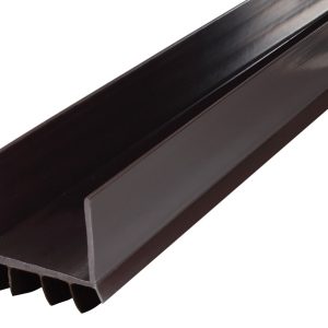 M-D Brown Vinyl Door Seal For Door Bottom 3 ft. L X 1-3/4 in.