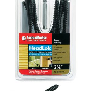 FastenMaster HeadLok No. 10 X 2-7/8 in. L Spider Epoxy Wood Screws 12 pk