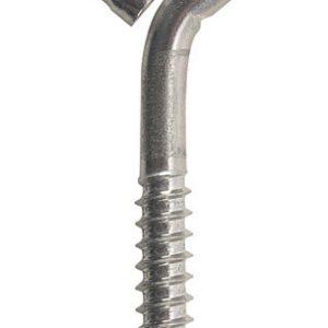Hampton 3/8 in. X 8 in. L Stainless Stainless Steel Lag Thread Eyebolt
