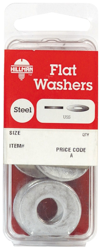 Hillman Zinc-Plated Steel 1/4 In. USS Flat Washer 20 Pk - PaintPlace ...