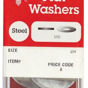Hillman Zinc-Plated Steel 3/8 in. USS Flat Washer 8 pk