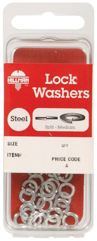 Hillman 1/4 In. D Zinc-Plated Steel Split Lock Washer 20 Pk ...