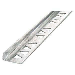 M-D 3/8 in. H X 96 in. L Prefinished Silver Aluminum Tile Edge
