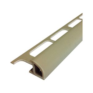 M-D 5/16 in. H X 96 in. L Prefinished Beige PVC Bullnose