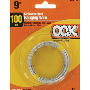 Ook Silver Picture Wire 100 lb 1 pk