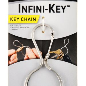 Nite Ize Infini-Key 2 in. D Stainless Steel Silver Key Ring