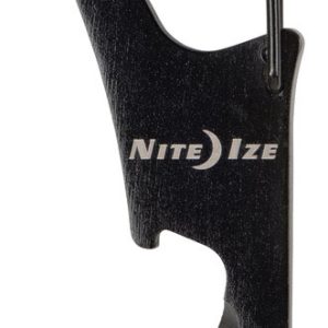 Nite Ize DoohicKey ClipKey 1.8 in. D Stainless Steel Black DoohicKey Multi Key Tool