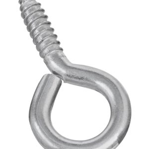 National Hardware 0.30 in. D X 2-7/8 in. L Polished Stainless Steel Screw Eye 150 lb. cap. 1 pk