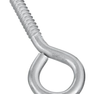 National Hardware 0.36 in. D X 3-7/8 in. L Zinc-Plated Steel Screw Eye 190 lb. cap. 1 pk