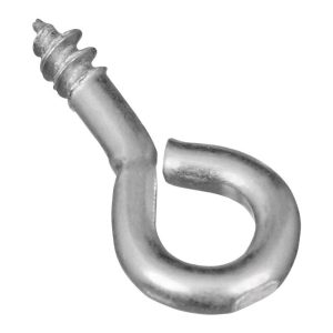 National Hardware 0.08 in. D X 5/8 in. L Zinc-Plated Steel Screw Eye 10 lb. cap. 14 pk