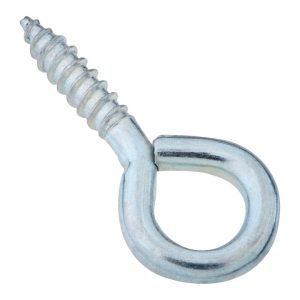 National Hardware 0.16 in. D X 1-17/32 in. L Zinc-Plated Steel Screw Eye 30 lb. cap. 5 pk