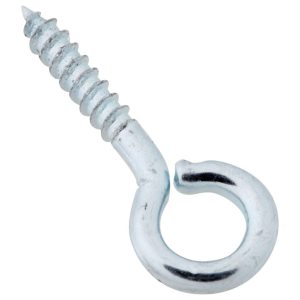 National Hardware 0.06 in. D X 11/16 in. L Zinc-Plated Steel Screw Eye 5 lb. cap. 14 pk