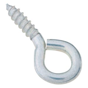 National Hardware 0.22 in. D X 2-1/16 in. L Zinc-Plated Steel Screw Eye 75 lb. cap. 3 pk