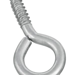 National Hardware 0.30 in. D X 2-7/8 in. L Zinc-Plated Steel Screw Eye 150 lb. cap. 1 pk