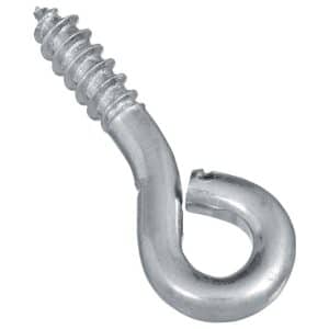 National Hardware 0.16 in. D X 1-3/8 in. L Zinc-Plated Steel Screw Eye 50 lb. cap. 1 pk