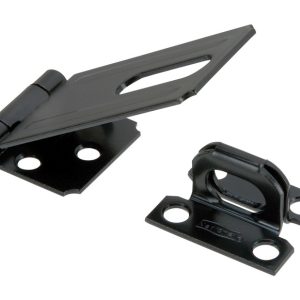 National Hardware Black Steel 3-1/4 in. L Safety Hasp 1 pk