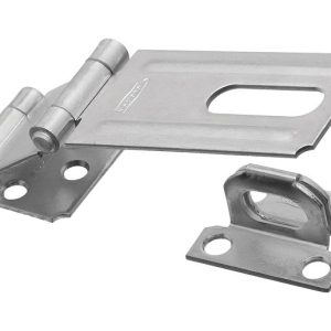 National Hardware Zinc-Plated Aluminum/Steel 3-1/4 in. L Double Hinge Safety Hasp 1 pk