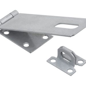 National Hardware Galvanized Steel 6 in. L Safety Hasp 1 pk