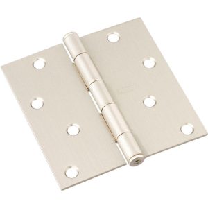 National Hardware 4 in. L Satin Nickel Door Hinge 1 pk