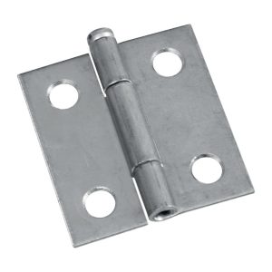 National Hardware 1-1/2 in. L Zinc-Plated Door Hinge 1 pk
