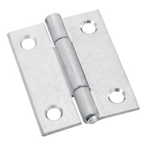 National Hardware 2 in. L Zinc-Plated Door Hinge 1 pk