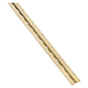 National Hardware 48 in. L Brass Continuous Hinge 1 pk