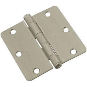 National Hardware 3 in. L Satin Nickel Door Hinge 1 pk