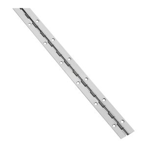National Hardware 48 in. L Nickel Continuous Hinge 1 pk
