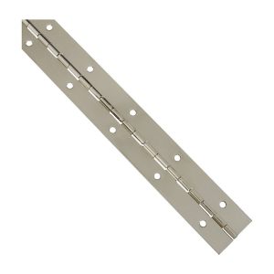 National Hardware 12 in. L Nickel Continuous Hinge 1 pk