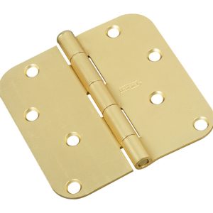 National Hardware 4 in. L Satin Brass Door Hinge 1 pk