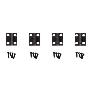 National Hardware 3/4 in. L Oil Rubbed Bronze Door Hinge 4 pk