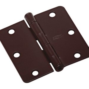 National Hardware 3-1/2 in. L Oil Rubbed Bronze Door Hinge 1 pk