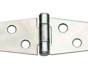 National Hardware 3 in. L Zinc-Plated Light Strap Hinge 2 pk
