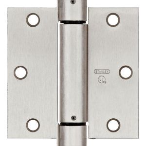 National Hardware 3-1/2 in. L Satin Nickel Spring Hinge 1 pk