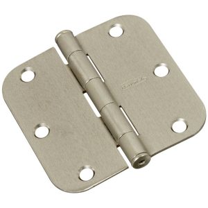 National Hardware 3-1/2 in. L Satin Nickel Door Hinge 1 pk