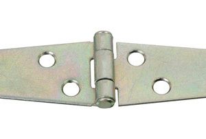National Hardware 4 in. L Zinc-Plated Light Strap Hinge 2 pk