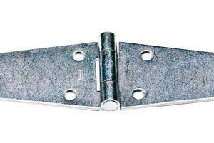 National Hardware 10 in. L Zinc-Plated Heavy Strap Hinge 1 pk