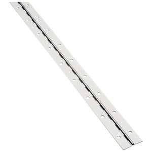 National Hardware 48 in. L Nickel Continuous Hinge 1 pk