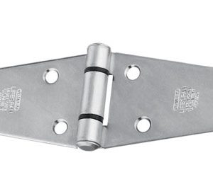 National Hardware 6 in. L Zinc-Plated Heavy Strap Hinge 1 pk