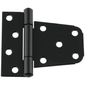 National Hardware 3.5 in. L Black Steel Extra Heavy Gate Hinge 1 pk