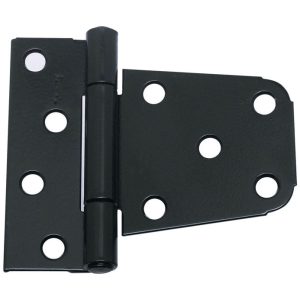 National Hardware 3.5 in. L Black Steel Extra Heavy Gate Hinge 2 pk