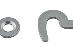 National Hardware Satin Nickel Steel Hook and Staple 2 pk