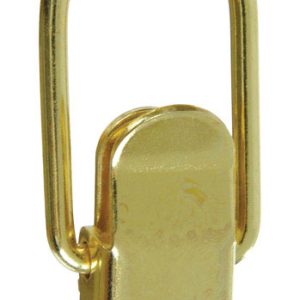 National Hardware Brass-Plated Steel Drawer Catch 0.99 inch in. 2.46 in. 2 pk
