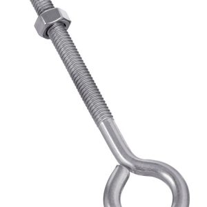National Hardware 3/8 in. X 6 in. L Stainless Steel Eyebolt Nut Included