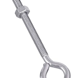 National Hardware 1/4 in. X 4 in. L Zinc-Plated Steel Eyebolt Nut Included