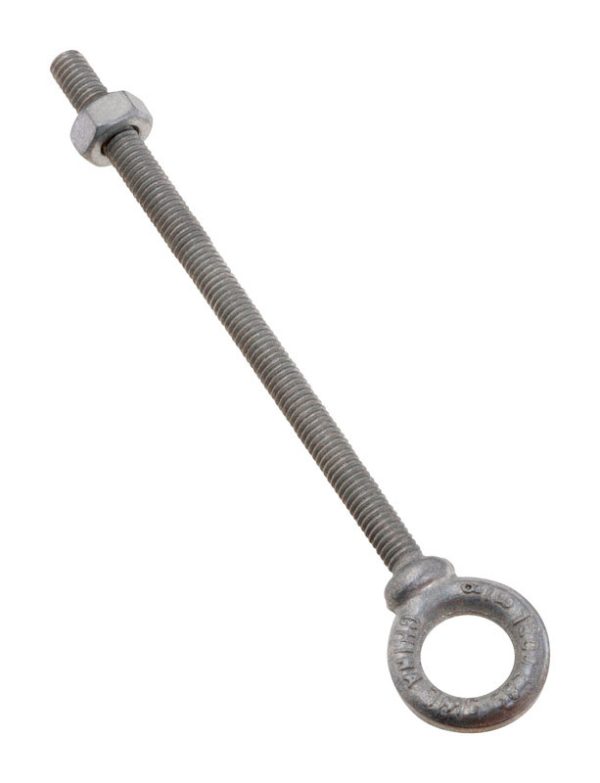 National Hardware 3/8 in. X 7.46 in. L Hot Dipped Galvanized Forged Steel Eyebolt Nut Included