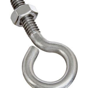 National Hardware 1/4 in. X 2 in. L Stainless Steel Eyebolt Nut Included