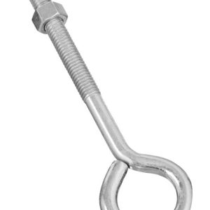 National Hardware 3/8 in. X 6 in. L Zinc-Plated Steel Eyebolt Nut Included