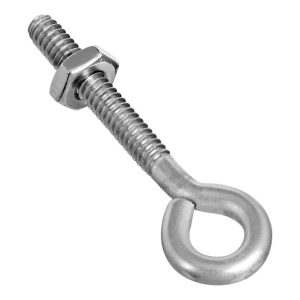 National Hardware 3/16 in. X 2 in. L Stainless Steel Eyebolt Nut Included