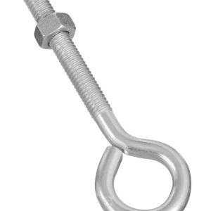 National Hardware 5/16 in. X 4 in. L Zinc-Plated Steel Eyebolt Nut Included